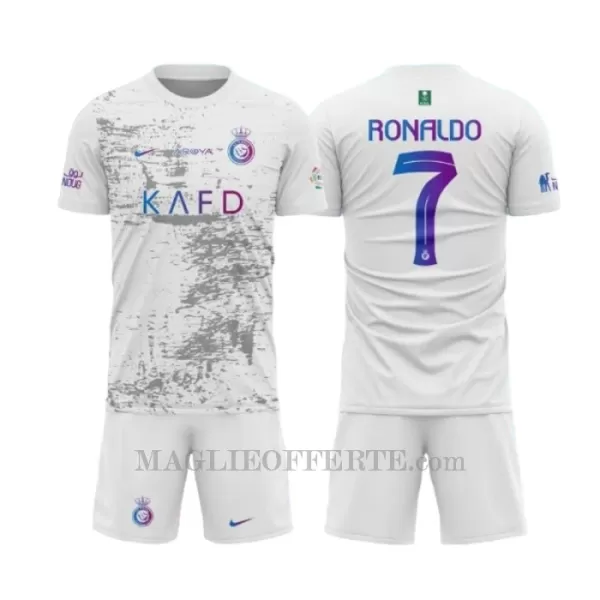 Maglia Al-Nassr FC Cristiano Ronaldo 7 Bambino Gara Third 2023/24