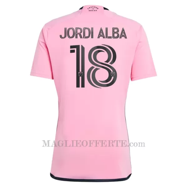 Maglia Inter Miami CF Jordi Alba Ramos 18 Gara Home 2024/25