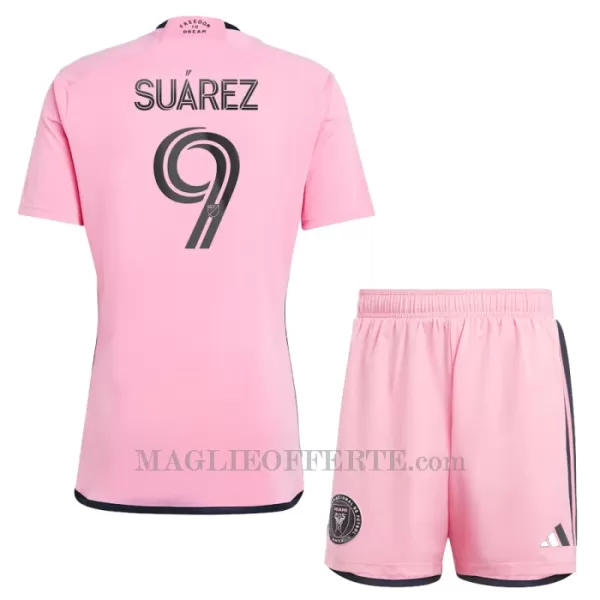 Maglia Inter Miami CF Luis Suárez 9 Bambino Gara Home 2024/25