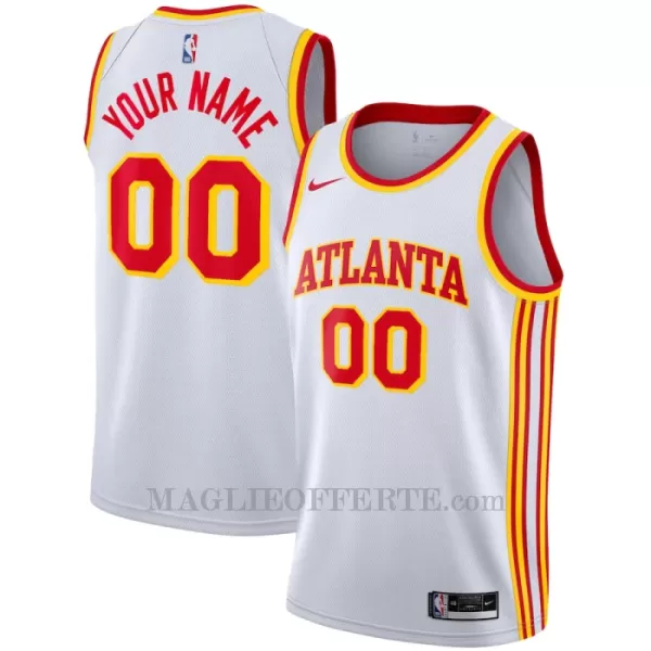 Atlanta Hawks Canotta Association Edition Swingman 2023/24 Bianco