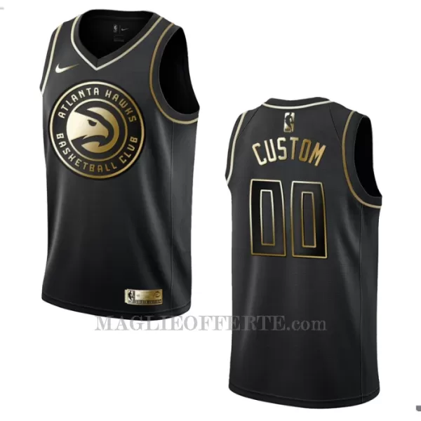 Atlanta Hawks Canotta Golden Edition Swingman Nero