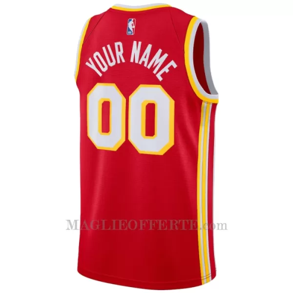 Atlanta Hawks Canotta Icon Edition Swingman 2023/24 Rosso