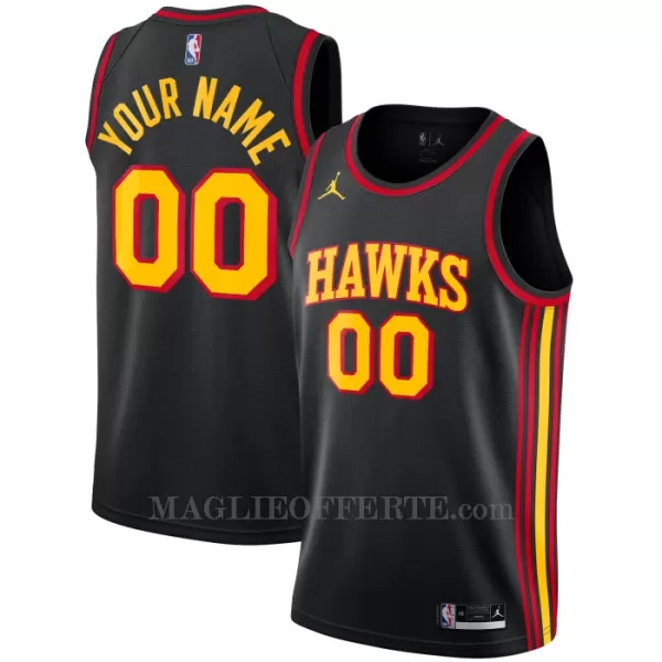 Atlanta Hawks Canotta Statement Edition Swingman 2023/24 Nero