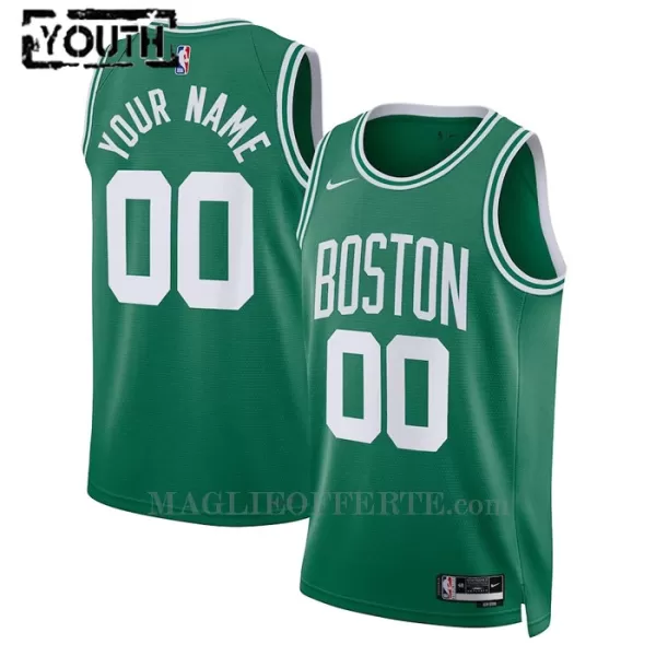 Boston Celtics Canotta Icon Edition Swingman 2023/24 Bambino Verde