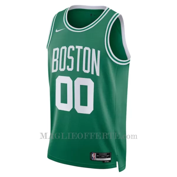 Boston Celtics Canotta Icon Edition Swingman 2023/24 Verde