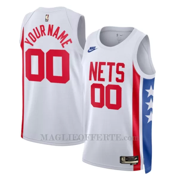 Brooklyn Nets Canotta Classic Edition Swingman Bianco