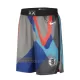 Brooklyn Nets Pantaloncini da Basket City Edition Swingman Nero