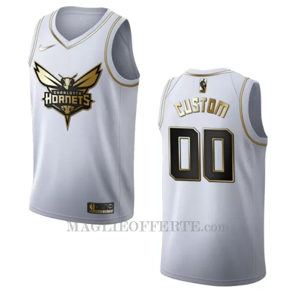 Charlotte Hornets Canotta Golden Edition Swingman Bianco