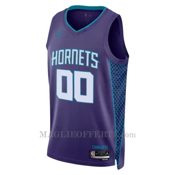 Charlotte Hornets Canotta Statement Edition Swingman 2023/24 Viola