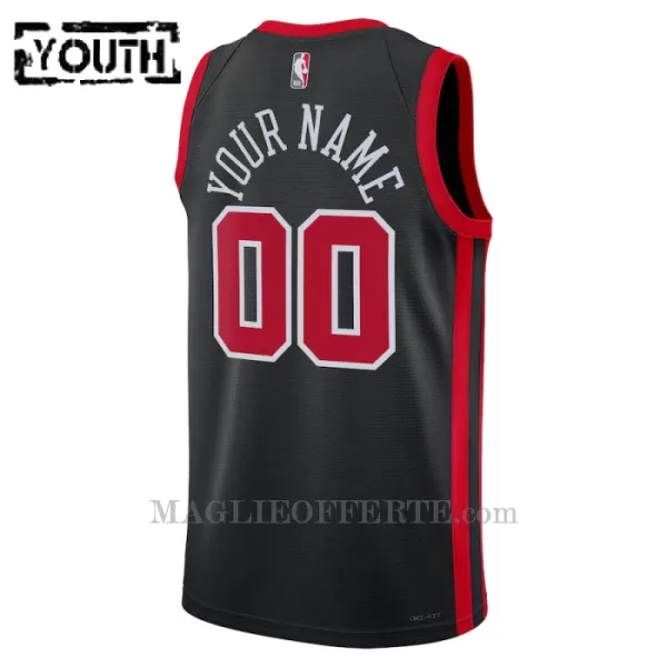 Chicago Bulls Canotta City Edition Swingman 2023/24 Bambino Nero