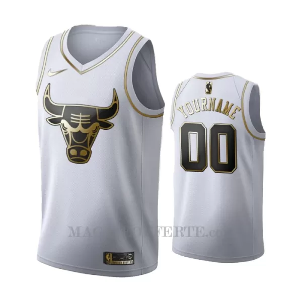 Chicago Bulls Canotta Golden Edition Swingman Bianco