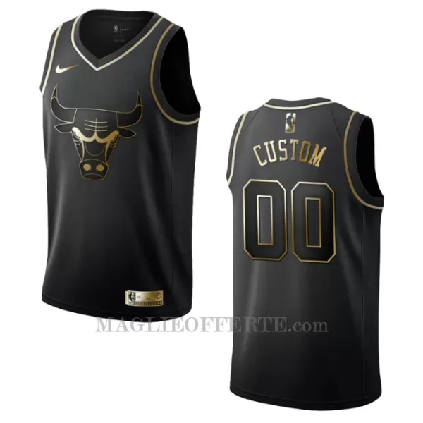 Chicago Bulls Canotta Golden Edition Swingman Nero