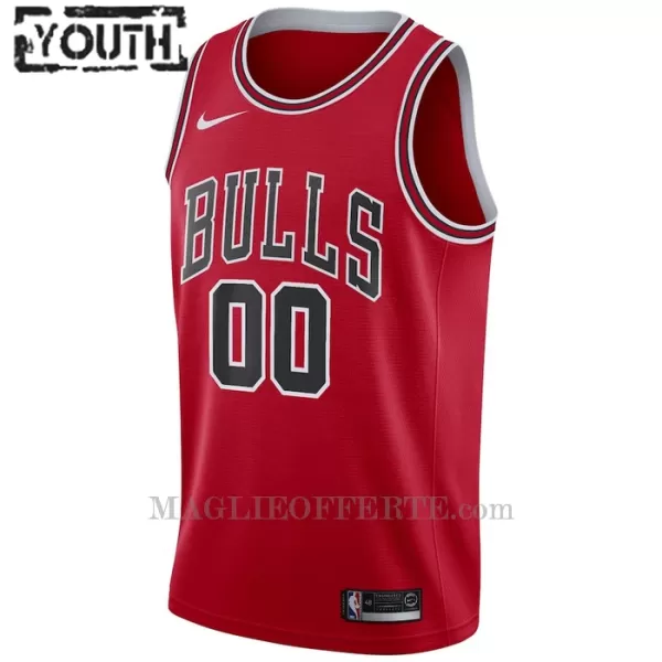 Chicago Bulls Canotta Icon Edition Swingman 2023/24 Bambino Rosso