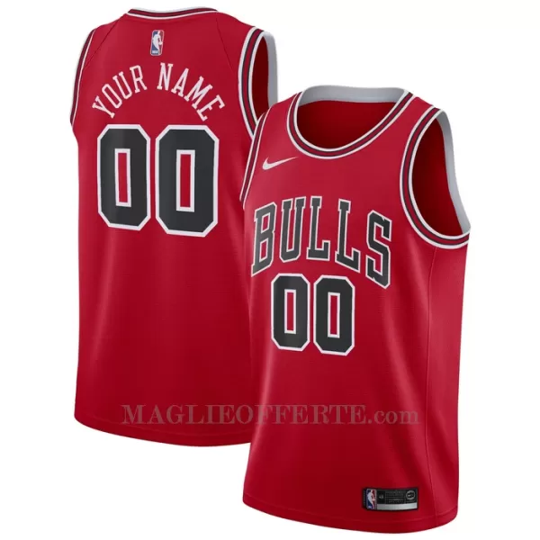 Chicago Bulls Canotta Icon Edition Swingman 2023/24 Rosso