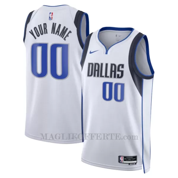 Dallas Mavericks Canotta Association Edition Swingman 2023/24 Bianco