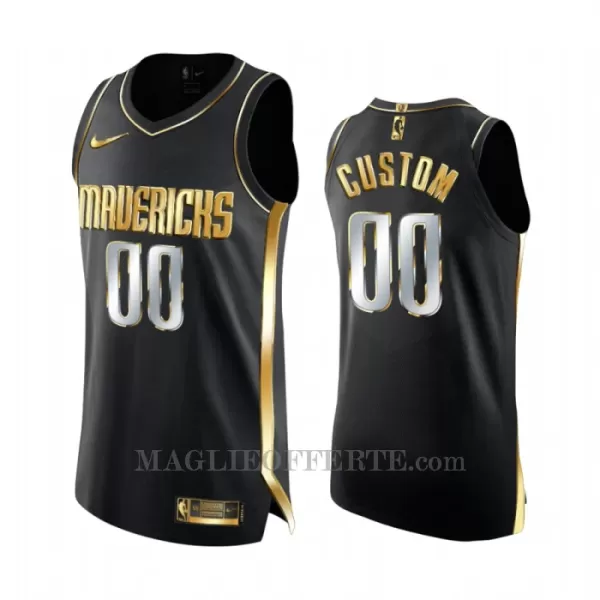 Dallas Mavericks Canotta Golden Edition Swingman Nero