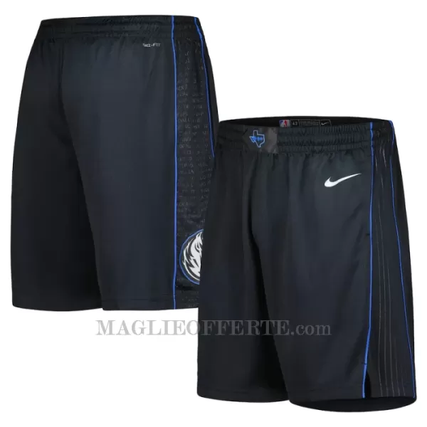 Dallas Mavericks Pantaloncini da Basket City Edition Swingman