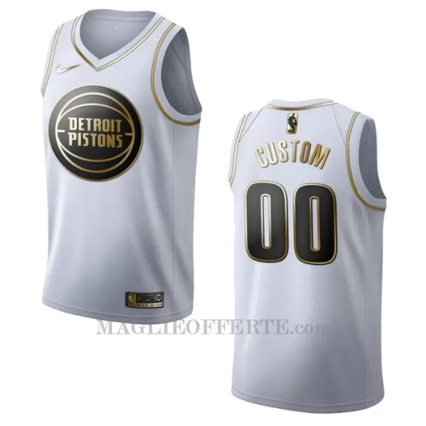 Detroit Pistons Canotta Golden Edition Swingman 2023/24 Bianco