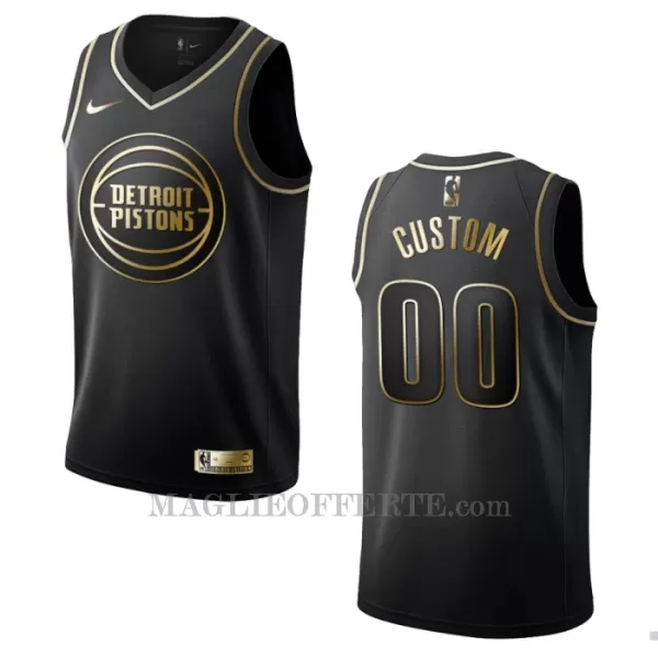 Detroit Pistons Canotta Golden Edition Swingman 2023/24 Nero