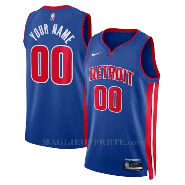 Detroit Pistons Canotta Icon Edition Swingman 2023/24 Blu