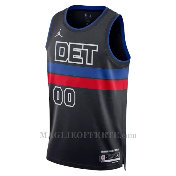 Detroit Pistons Canotta Statement Edition Swingman 2023/24 Nero