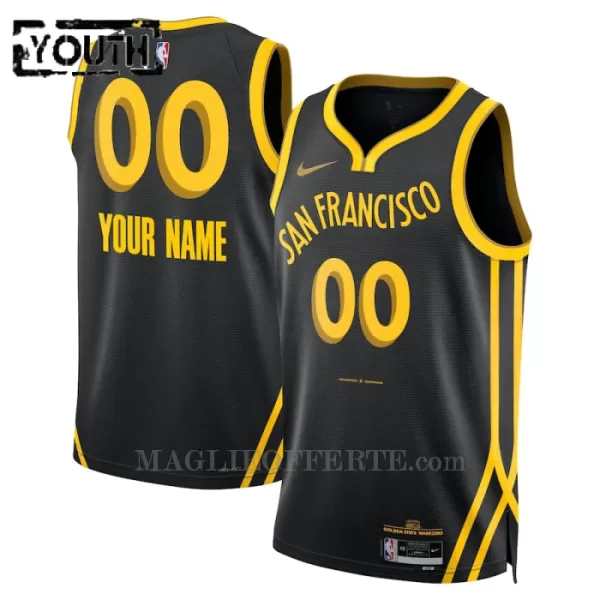 Golden State Warriors Canotta City Edition Swingman Bambino