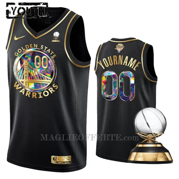 Golden State Warriors Canotta Diamond Edition Swingman Bambino Nero