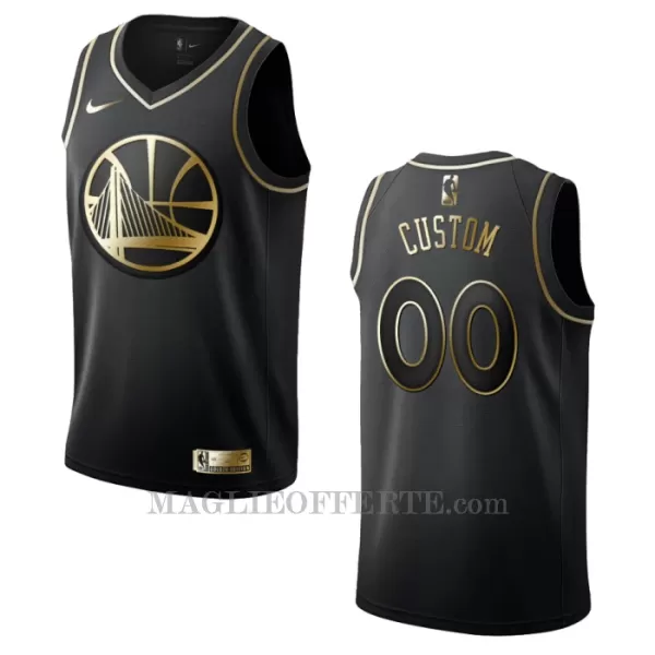 Golden State Warriors Canotta Golden Edition Swingman 2023/24 Nero