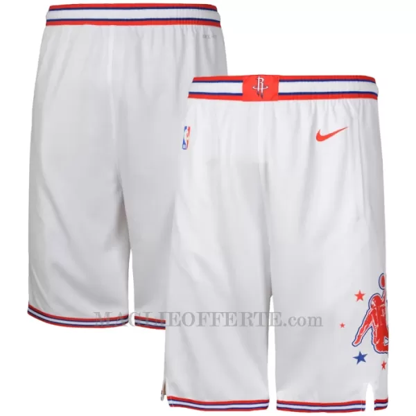 Houston Rockets Pantaloncini da Basket City Edition Swingman