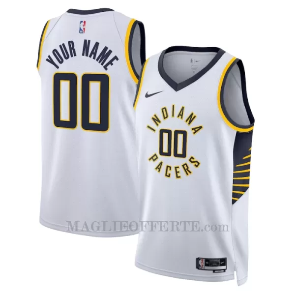 Indiana Pacers Canotta Association Edition Swingman 2023/24 Bianco