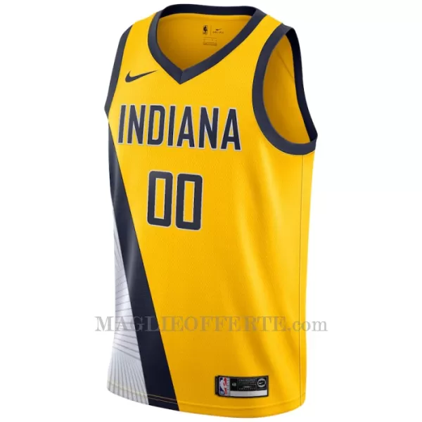 Indiana Pacers Canotta Statement Edition Swingman 2023/24 Giallo