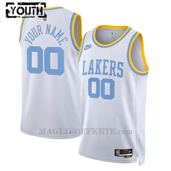 Los Angeles Lakers Canotta Classic Edition Swingman Bambino Bianco