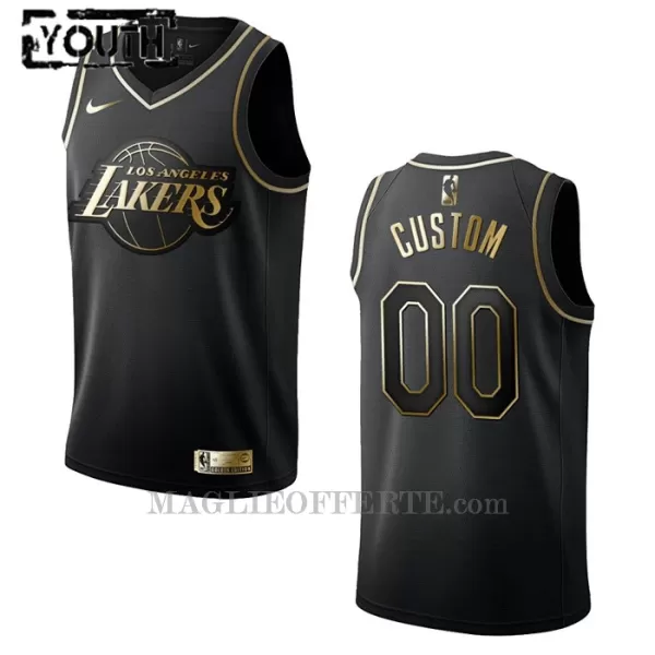 Los Angeles Lakers Canotta Golden Edition Swingman Bambino Nero