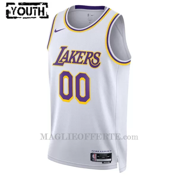 Los Angeles Lakers Canotta Icon Edition Swingman 2023/24 Bambino Bianco