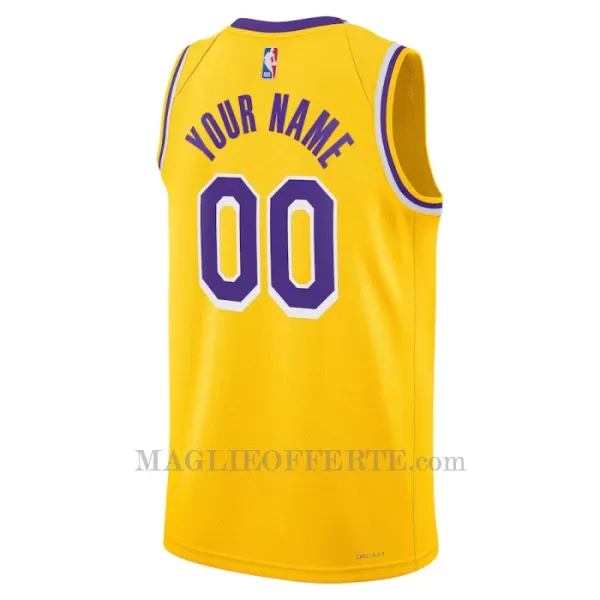 Los Angeles Lakers Canotta Icon Edition Swingman 2023/24 Giallo