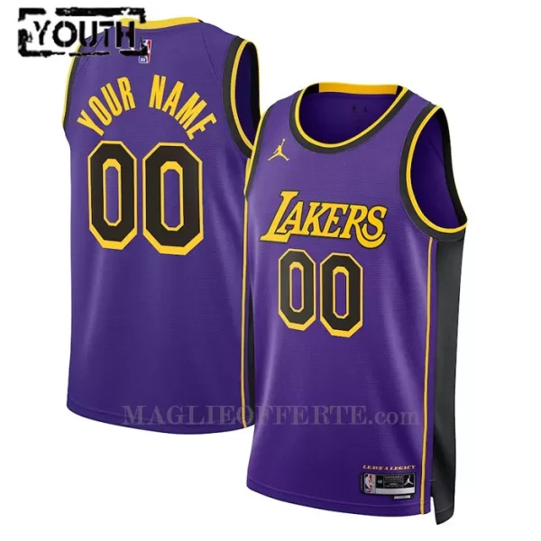 Los Angeles Lakers Canotta Statement Edition Swingman 2023/24 Bambino Blu