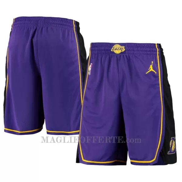 Los Angeles Lakers Pantaloncini da Basket Statement Edition Swingman