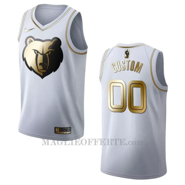 Memphis Grizzlies Canotta Golden Edition Swingman Bianco