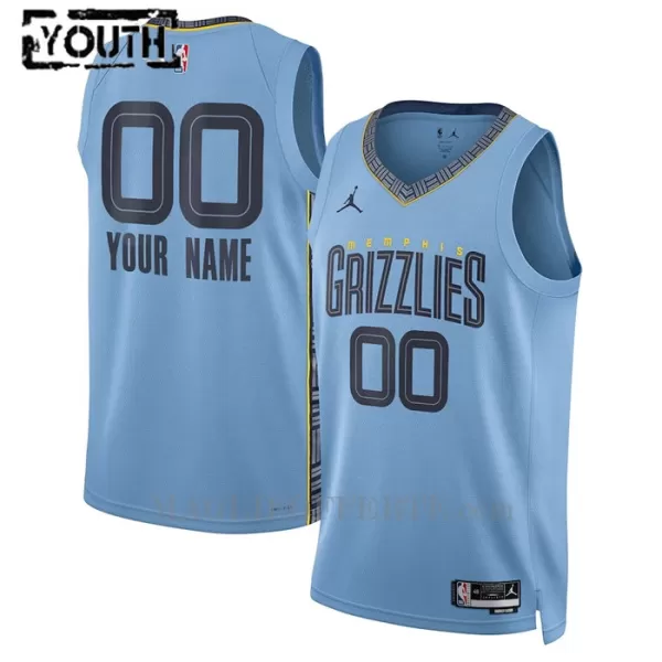 Memphis Grizzlies Canotta Statement Edition Swingman 2023/24 Bambino Blu