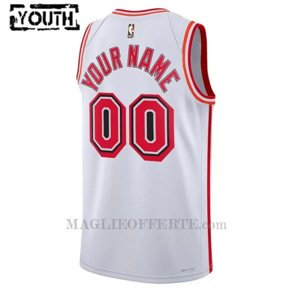 Miami Heat Canotta Classic Edition Swingman Bambino Bianco