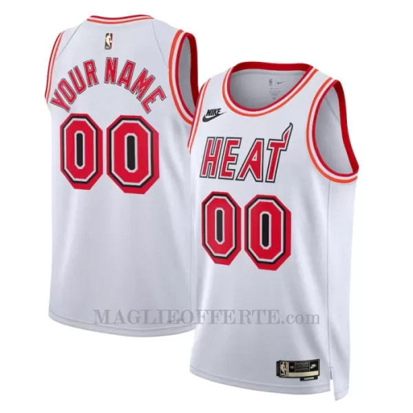 Miami Heat Canotta Classic Edition Swingman Bianco