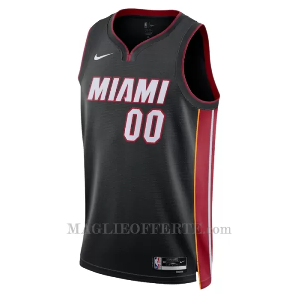 Miami Heat Canotta Icon Edition Swingman 2023/24 Nero