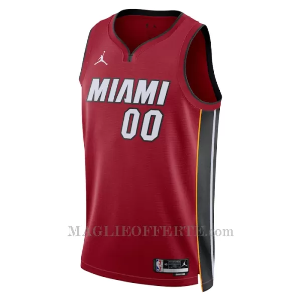 Miami Heat Canotta Statement Edition Swingman 2023/24 Rosso