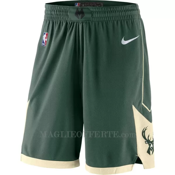 Milwaukee Bucks Pantaloncini da Basket Icon Edition Swingman