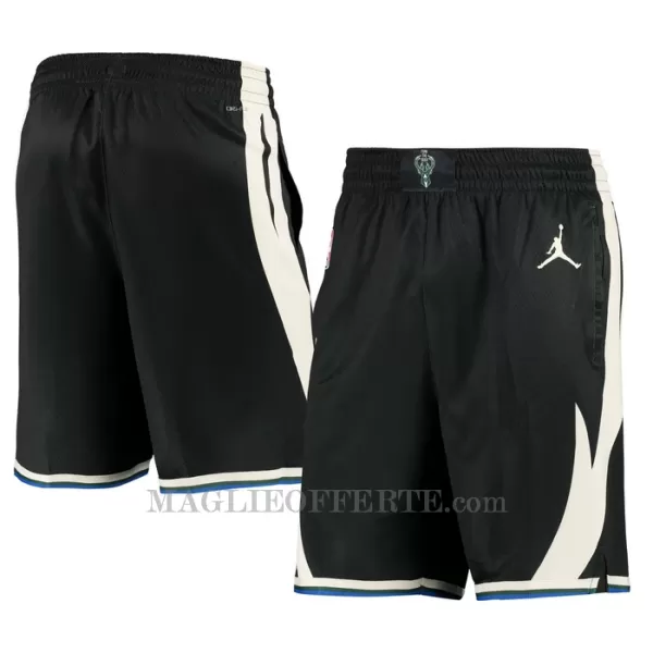 Milwaukee Bucks Pantaloncini da Basket Statement Edition Swingman