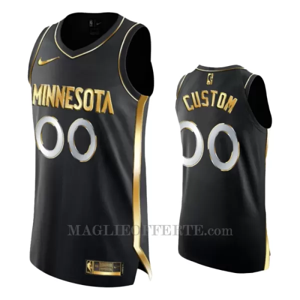 Minnesota Timberwolves Canotta Golden Edition Swingman Nero