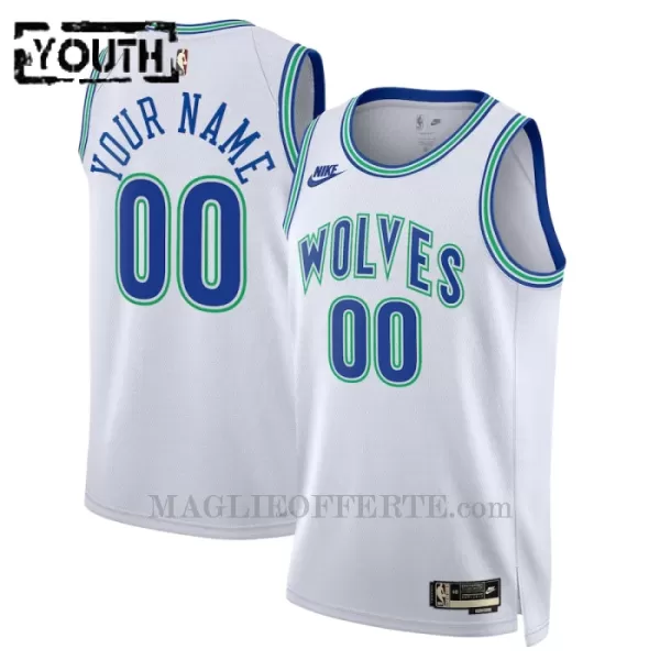 Minnesota Timberwolves Canotta Hardwood Classic Edition Swingman 2023/24 Bambino