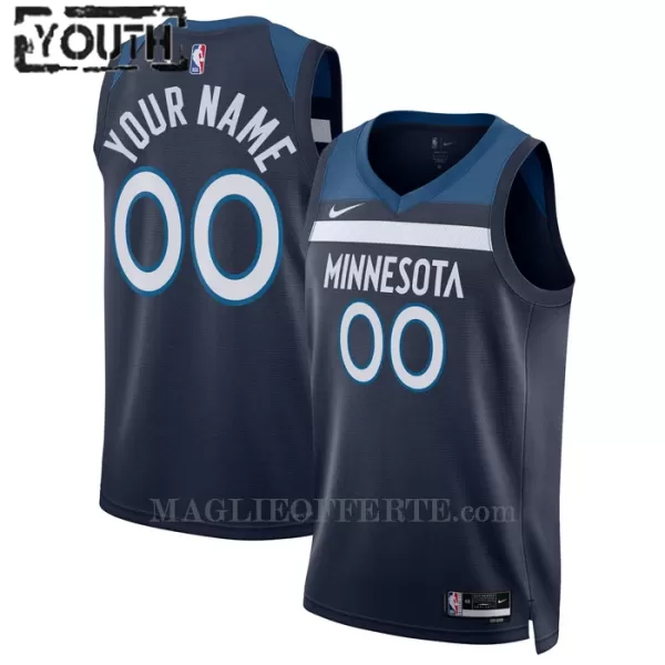 Minnesota Timberwolves Canotta Icon Edition Swingman 2023/24 Bambino