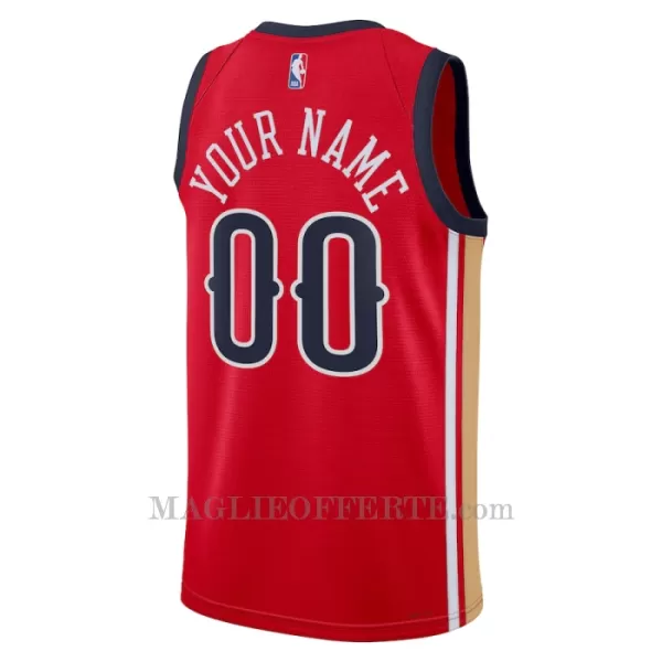 New Orleans Pelicans Canotta Statement Edition Swingman 2023/24 Rosso