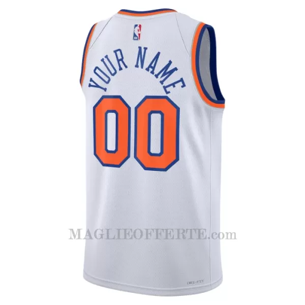 New York Knicks Canotta Association Edition Swingman 2023/24 Bianco